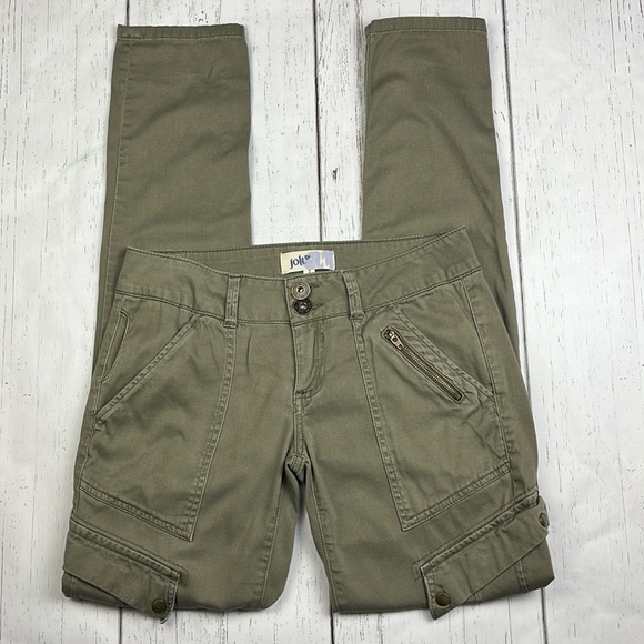 Jolt Pants & Jumpsuits Jolt Green Stretch Skinny Cargo Pants Poshmark